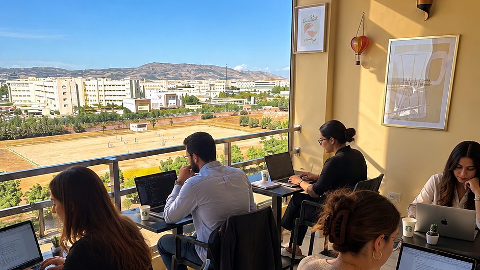 La terrasse panoramique avec vue sur Fès
